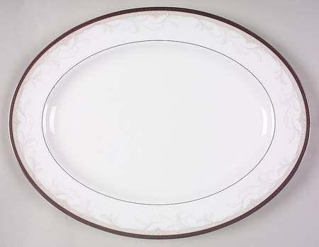Brocade 15" Oval Serving Platter