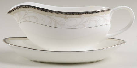 Brocade Gravy Boat & Underplate