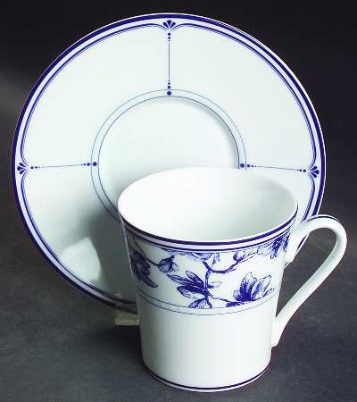 Normandy Flat Cup & Saucer Set
