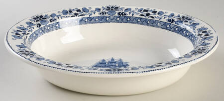 Mandarin 10" Oval Vegetable Bowl