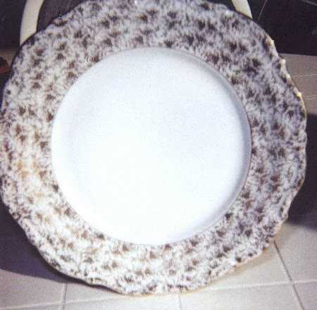 Golden Lace Dinner Plate