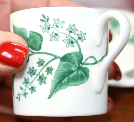 WW244 Flat Demitasse Cup & Saucer Set
