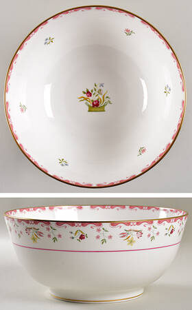 Bianca ("W" Wedgwood Mark Only) 9" Salad Serving Bowl