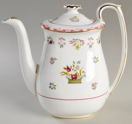 Bianca ("W" Wedgwood Mark Only) Coffee Pot & Lid