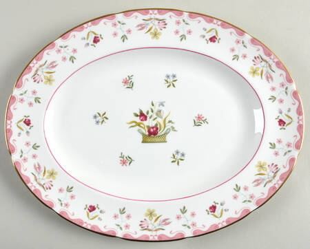 Bianca ("W" Wedgwood Mark Only) 13" Oval Serving Platter by Wedgwood