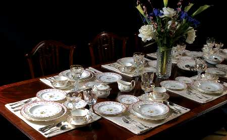 Bianca ("W" Wedgwood Mark Only) 53 Piece Estate Set