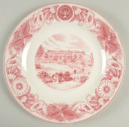 Limestone College Pink Dinner Plate