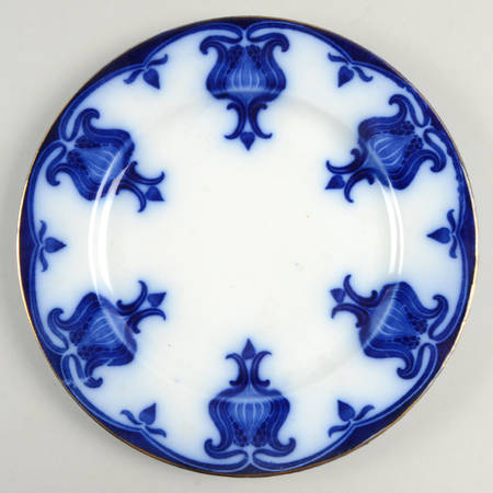 Poppy Flow Blue Luncheon Plate