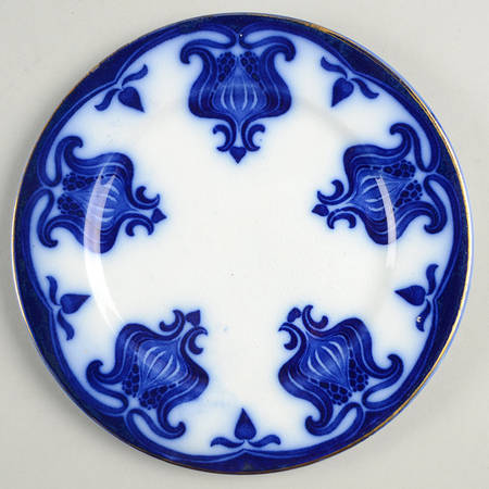 Poppy Flow Blue Dessert/Pie Plate