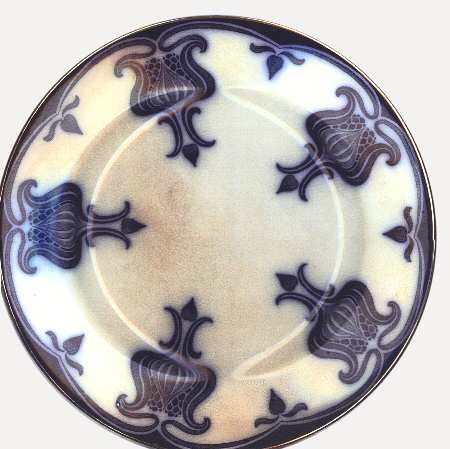Poppy Flow Blue Salad Plate