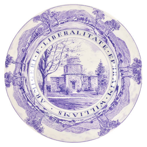 Williams College Dark Purple Dinner Plate