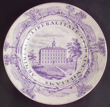 Williams College Dark Purple Dinner Plate