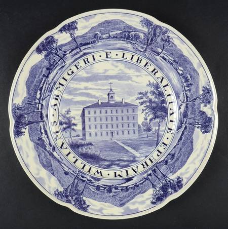 Williams College Dark Purple Dinner Plate