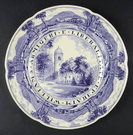 Williams College Dark Purple Dinner Plate