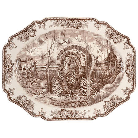 His Majesty (Brown, Williams Sonoma) 20" Oval Serving Platter