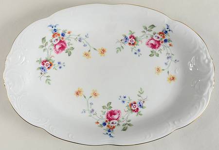 WAV36 13" Oval Serving Platter