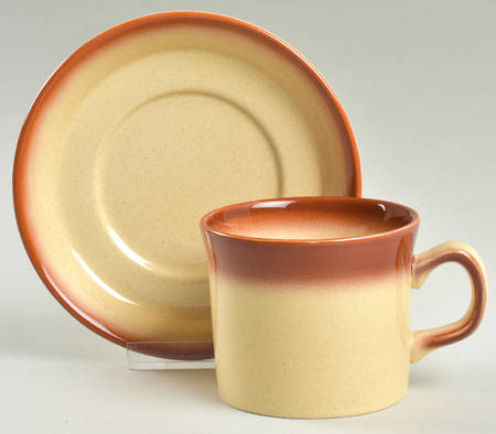 Sahara Flat Cup & Saucer Set