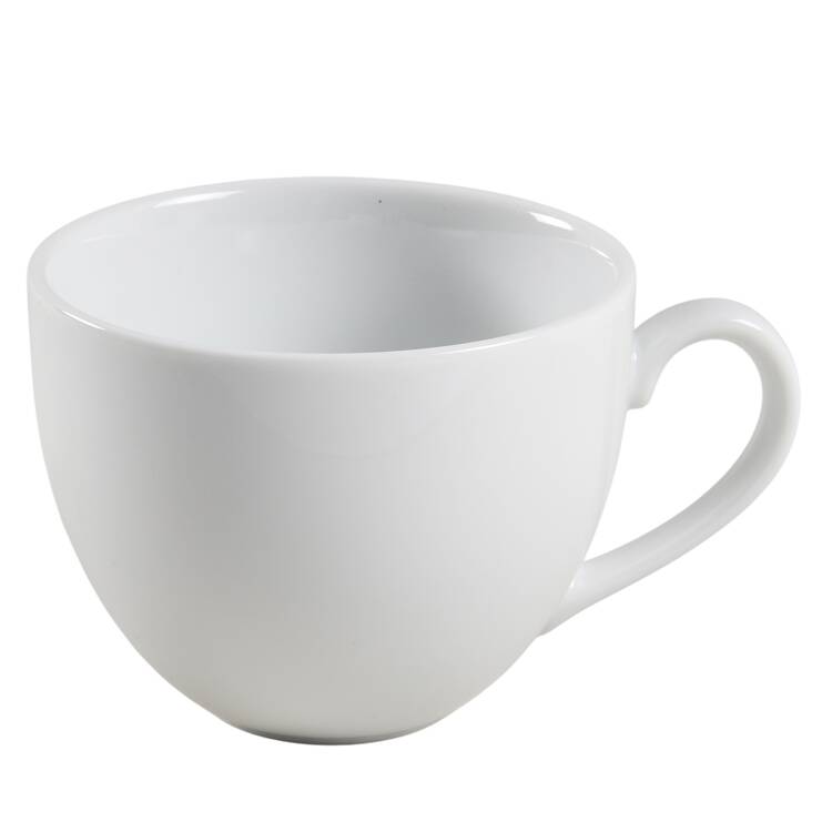 Brasserie White Flat Cup