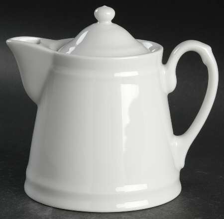 Brasserie White Creamer & Lid