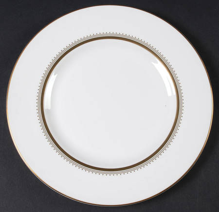 Golden Grosgrain Luncheon Plate