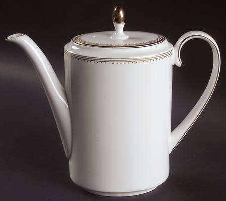 Golden Grosgrain Coffee Pot & Lid