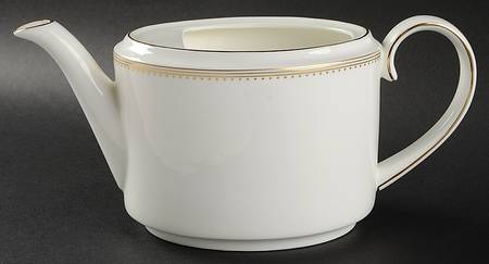 Golden Grosgrain Teapot No Lid