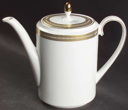 Golden Tiara Coffee Pot & Lid