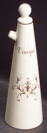 Queen's Filigree Vinegar Cruet and Stopper