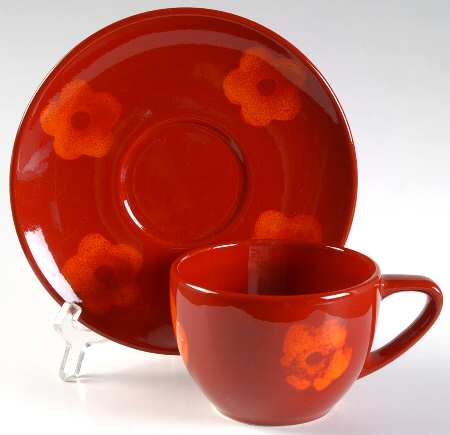 Flat Cup & Saucer Set