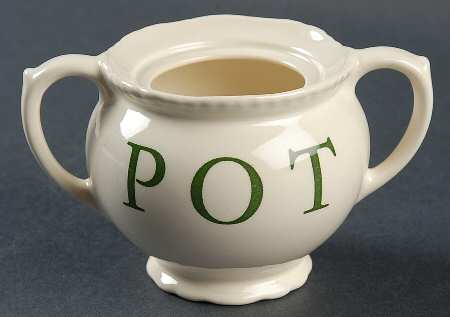 The Kitchen Garden Green Sugar Bowl No Lid