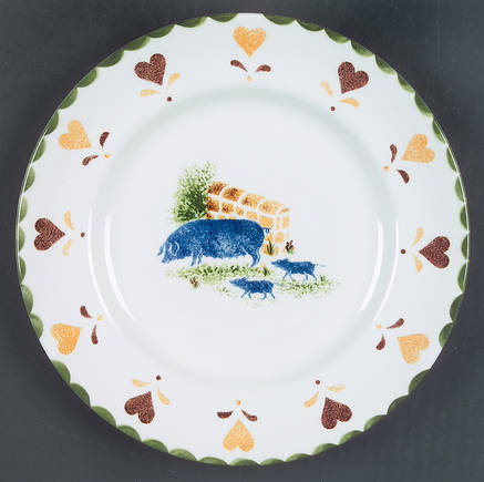 Jack's Farm (Multicolor) Salad Plate