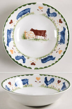 Jack's Farm (Multicolor) Coupe Cereal Bowl