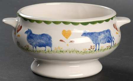 Jack's Farm (Multicolor) Lugged Cereal Bowl