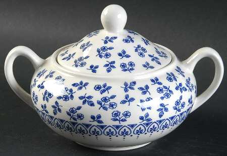 Provence Blue Sugar Bowl & Lid