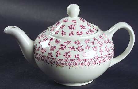 Provence Pink Individual Teapot & Lid