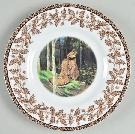 Wild Birds Bread & Butter Plate