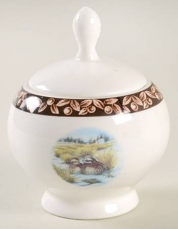Wild Birds Sugar Bowl & Lid