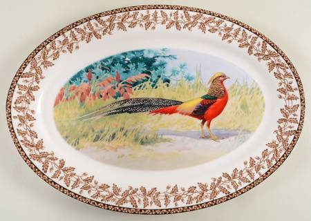 Wild Birds 16" Oval Serving Platter