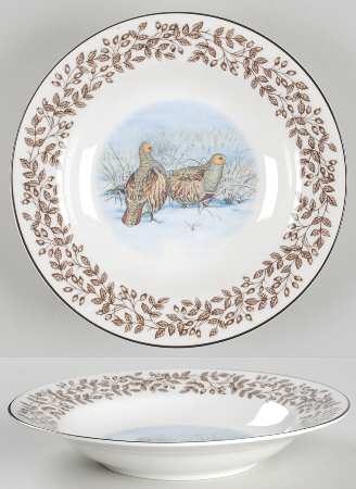 Wild Birds Rim Soup Bowl