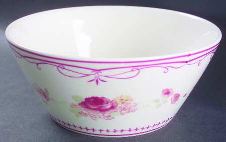 Vintage Rose 8" Round Vegetable Bowl