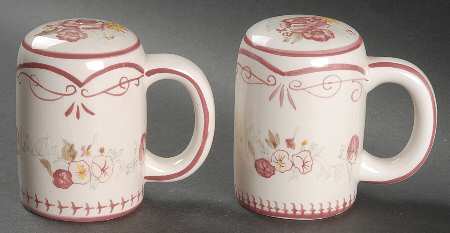 Vintage Rose Salt & Pepper Set