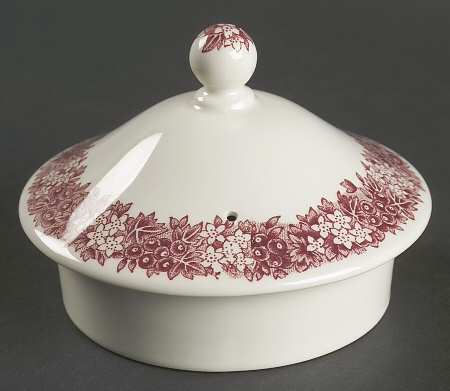 Romantic England Red Lid for Teapot