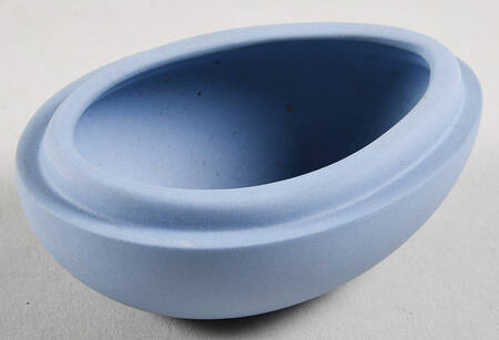 Cream Color and Portland Blue on Lavender Egg Box No Lid