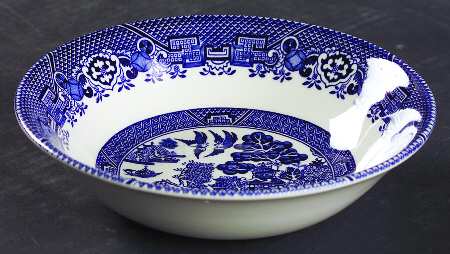 Blue Willow (Newer, Continental Shape) Coupe Cereal Bowl