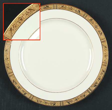 WAU6 Luncheon Plate