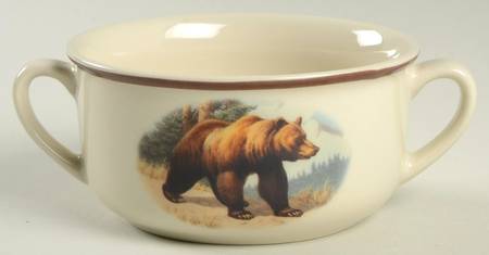 American Wilderness Collection Cream Soup Bowl
