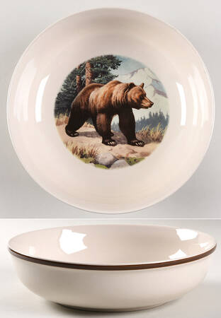 American Wilderness Collection 9" Round Vegetable Bowl