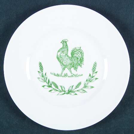 Joie De Vivre Green Salad Plate