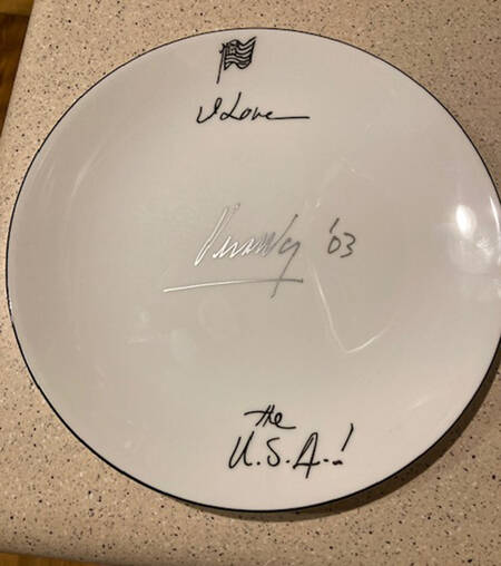 USA Ltd Edition Salad Plate