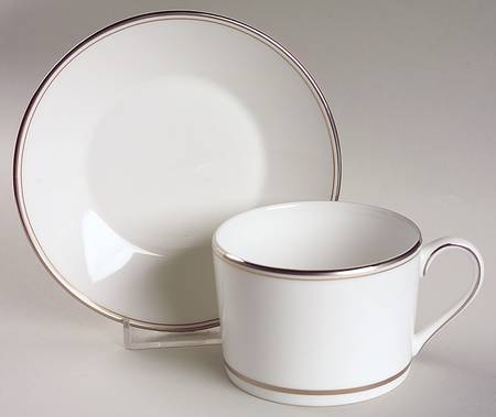 Fidelity Flat Cup & Saucer Set